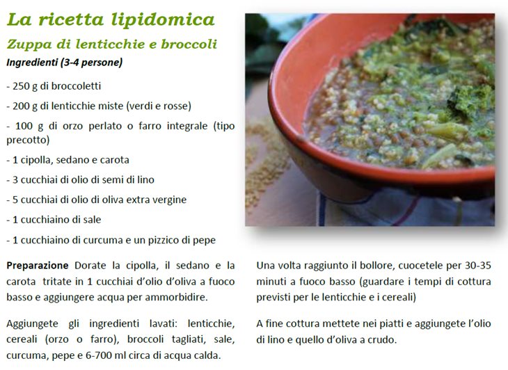 ricetta lipidomica